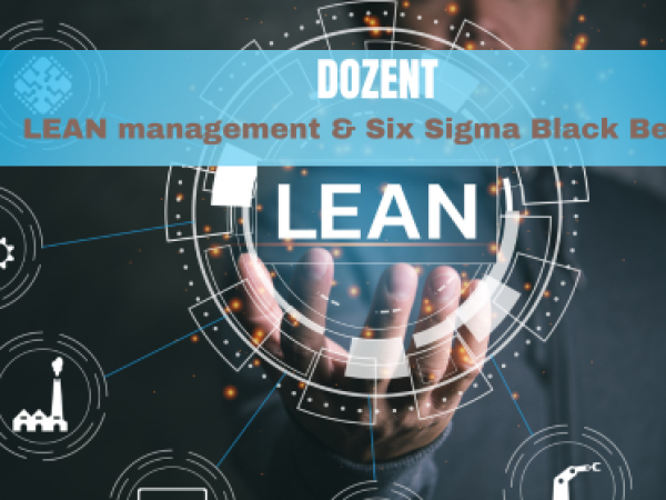 Dozent für LEAN Management und Six Sigma Black Belt (w/m/d)