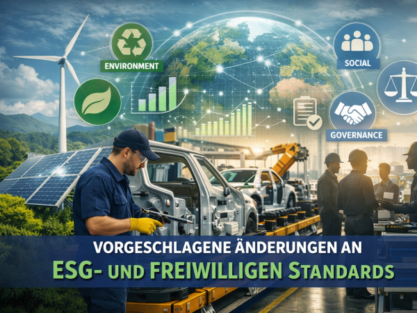Vorgeschlagene Änderungen an ESG- und freiwilligen Standards